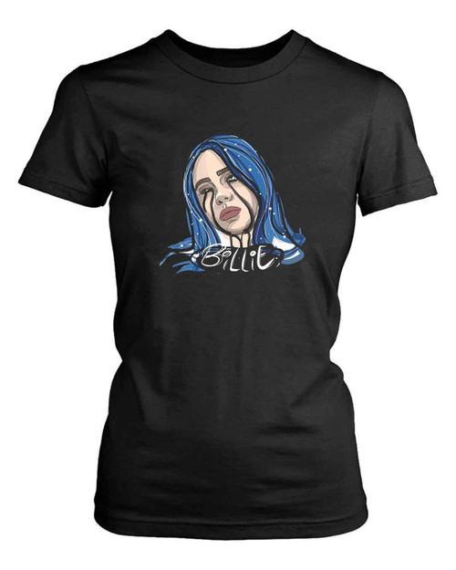 Billie Eilish Fan Art Women's T-Shirt Tee