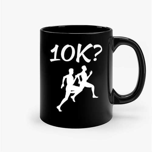 10K Run Running Runners Ceramic Mugs
