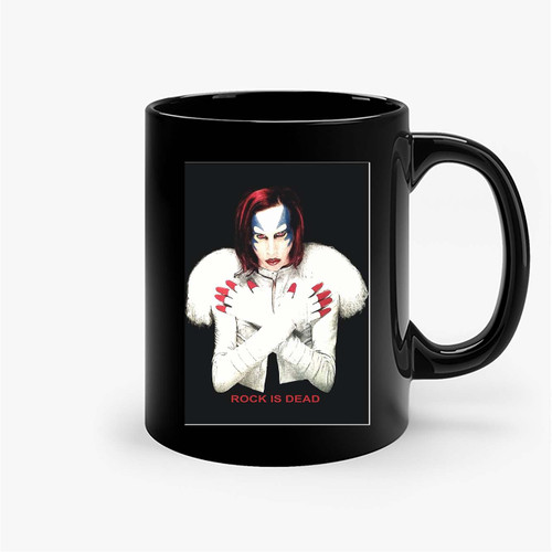 1998 Rare Marilyn Manson Omega And The Mechanical Poster Ceramic Mugs