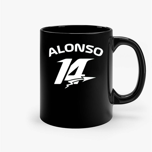 Alonso 14 Formula One 2023-2024 Ceramic Mugs
