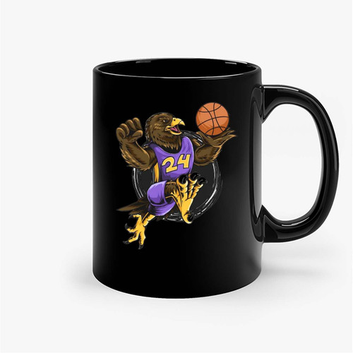 Basketball Player Eagle Funny Animal Ceramic Mugs
