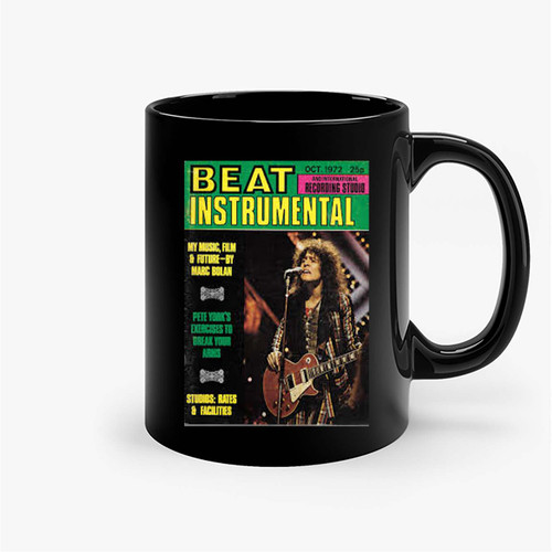 Beat Instrumental Uk Magazine October 1972 Marc Bolan Ceramic Mugs