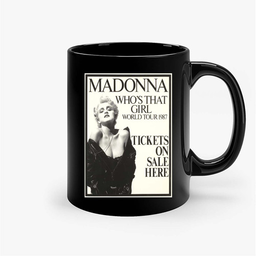 Bonhams Madonna A Concert Poster Ceramic Mugs