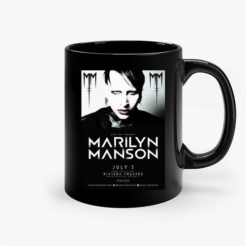 Congress Theater Loses Marilyn Manson Portage Ceramic Mugs