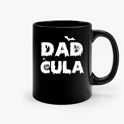 Dadcula Halloween 2022 Funny Letter Ceramic Mugs