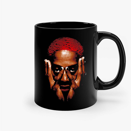 Dennis Rodman Rare Homage Vintage Rap Ceramic Mugs