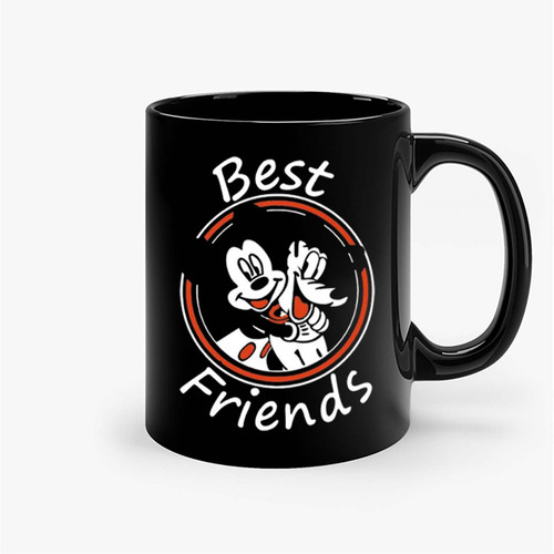 Disney Inspired Mickey And Pluto Best Friends Ceramic Mugs