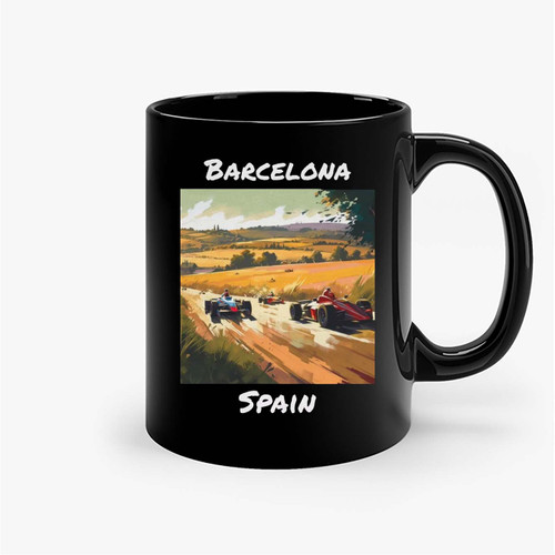 F1 Spanish Grand Prix Race Spanish Formula 1 Ceramic Mugs