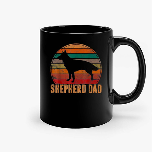 German Shepherd Dad Funny Fathers Day Ceramic Mugs