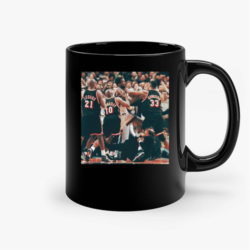 Heat V Knicks The Fight Ceramic Mugs