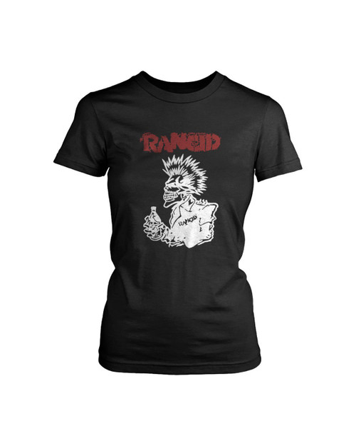 Rancid 40 Oz Punker Women's T-Shirt Tee