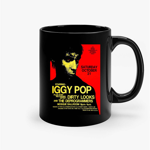 Iggy Pop Concert Ceramic Mugs