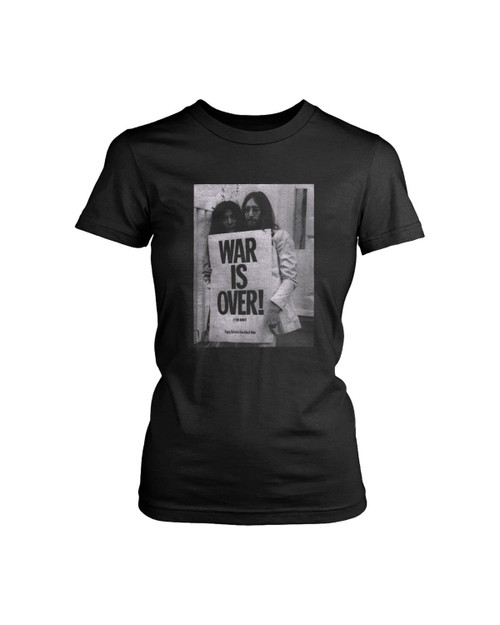 The War Is Over John Lennon Retro Women's T-Shirt Tee