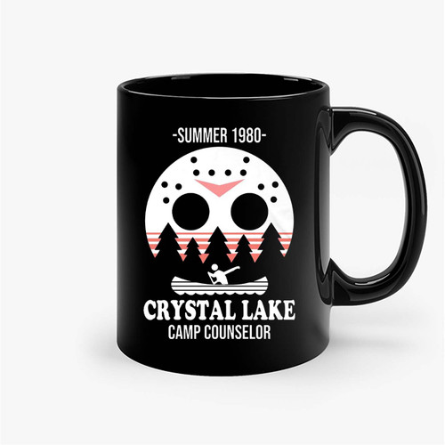 Camp Crystal Lake Campfire Mug - White