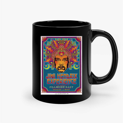 Jimi Hendrix Concert S Psychedelic Music Concert S Ceramic Mugs