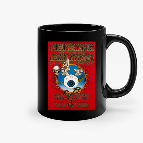 Jimi Hendrix Experience Vintage Concert Ceramic Mugs Jimi Hendrix Experience Vintage Concert Ceramic Mugs