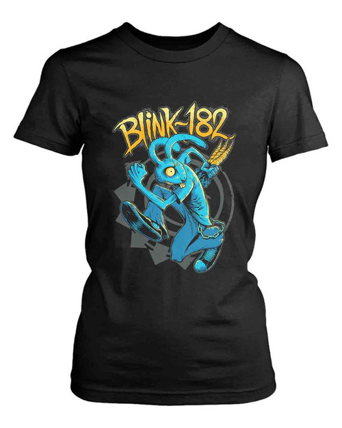 Blink 182 Rabbite Women's T-Shirt Tee