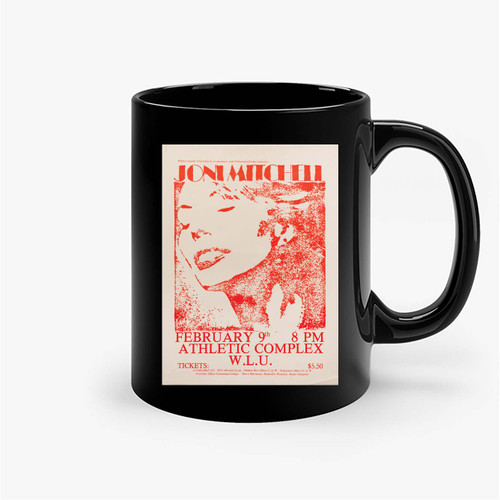 Joni Mitchell Court And Spark Poster Ceramic Mugs