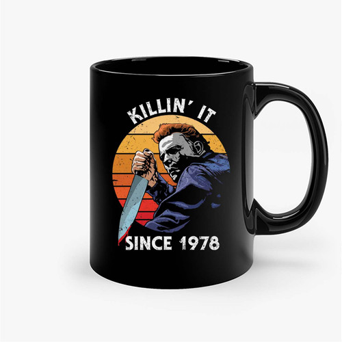 Killin' It Since 1978 Halloween Michael Myers Ceramic Mugs