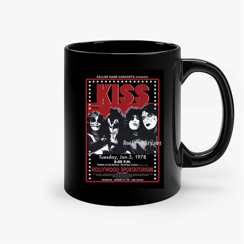 Kiss Alive Ii '78 & Destroyer '76 Concert S Ceramic Mugs