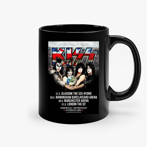 Kiss Kissworld 2017 Uk Tour Ceramic Mugs