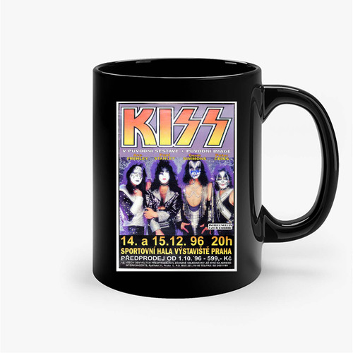 Kiss Reunion Tour Czech Republic 1996 Concert Ceramic Mugs