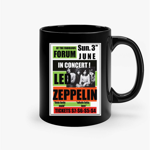 Led Zeppelin Concert Music Ceramic Mugs