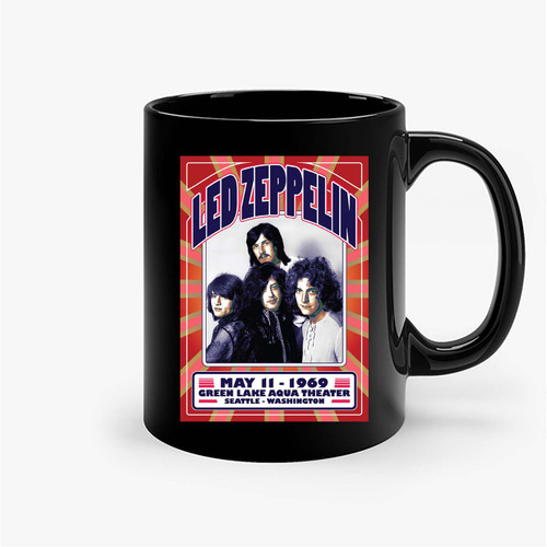Led Zeppelin Seattle 1969 Ceramic Mugs