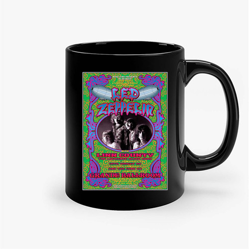 Led Zeppelin Vintage Concert Iron Ceramic Mugs