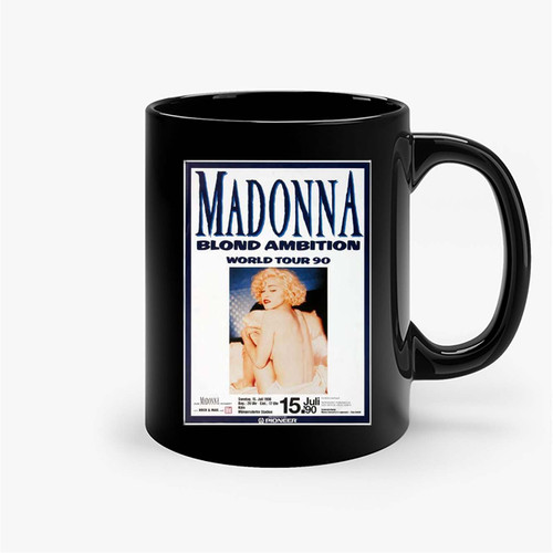 Madonna Blonde (1990) Concerto Concert Poster Ceramic Mugs