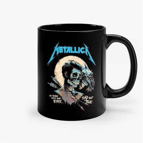 Metallica Sad But True Poster Ceramic Mugs