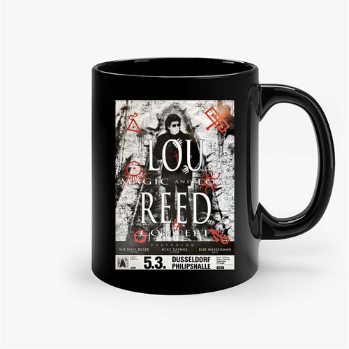 Reed Lou Velvet Underground Concert Poster Ceramic Mugs