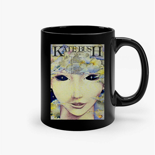 Reproduction Alternate Kate Bush 1979 Tour Ceramic Mugs