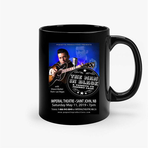 Shawn Barker A Tribute To Johnny Cash Ceramic Mugs