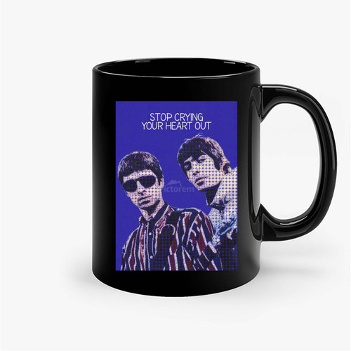 Stop Crying Your Heart Out Oasis Liam Gallagher Noel Gallagher Ceramic Mugs