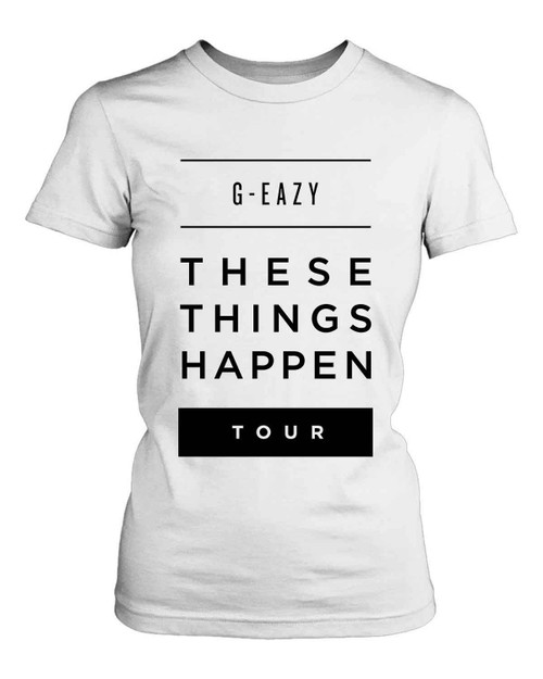 G Eazy These Things Happen Tour Women's T-Shirt Tee