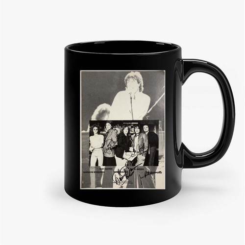 The Kinks A Signed Concert Programme Ceramic Mugs