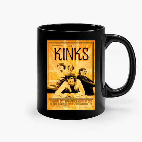 The Kinks Concert Ceramic Mugs