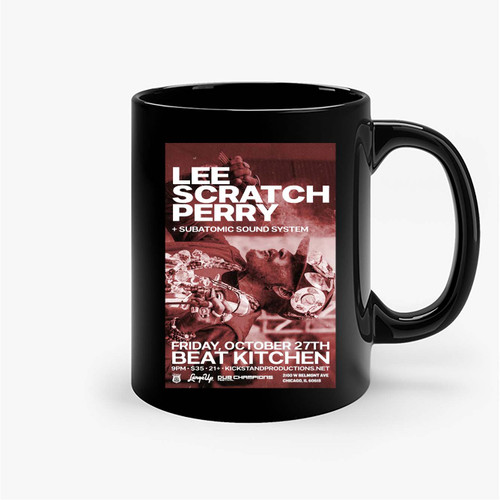 The Super Ape Returns To Conquer Tour With Lee Scratch Perry Poster Ceramic Mugs