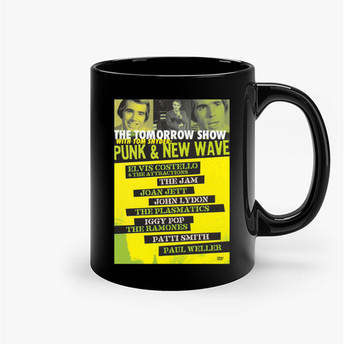 The Tomorrow Show With Tom Snyder Punk And New Wave Ceramic Mugs