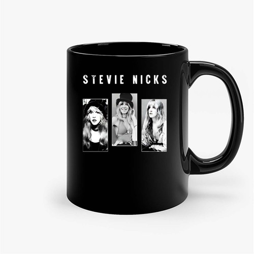 Three Image Legend Stevie Nicks Ceramic Mugs