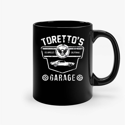 Toretto'S Garage Fast And Furious Muscle Car Ceramic Mugs