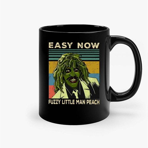 Vintage Old Gregg Easy Now Fuzzy Little Man Peach The Mighty Boosh Ceramic Mugs