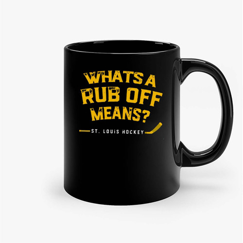 Whats A Rub Off Means For Hockey Ceramic Mugs