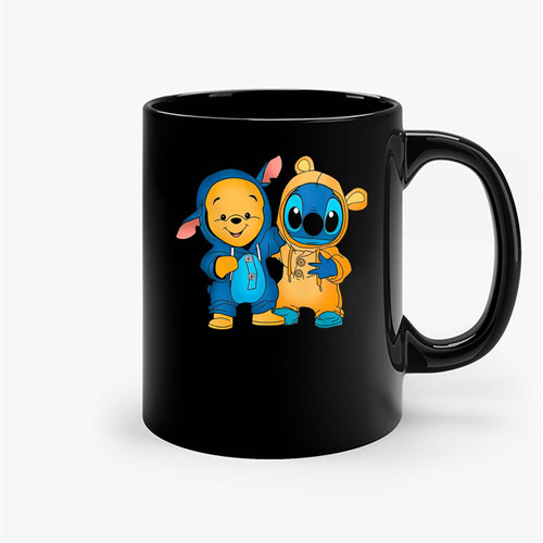 Winnie The Pooh And Stitch Best Ceramic Mugs