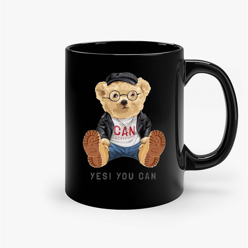 Yes! You Can Bear Slogans Cute Ceramic Mugs