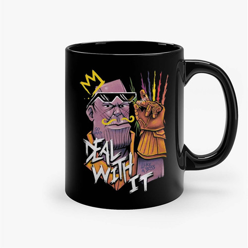 Infinity Thanos Deal With It 1 Ceramic Mugs
