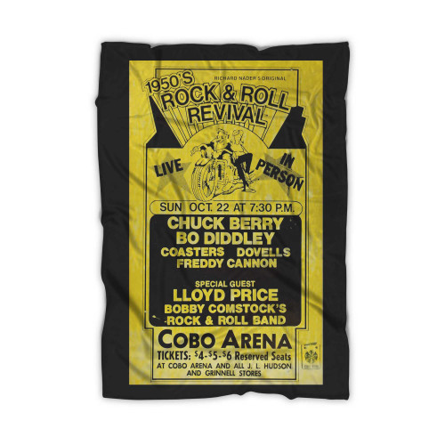1950's Cobo Arena Chuck Berry Value Blanket
