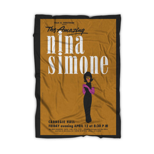 1963 Nina Simone Concert Blanket