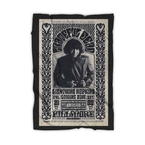 1966 Grateful Dead Lightnin' Hopkins The Yardbirds Blanket